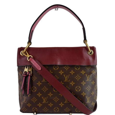 LOUIS VUITTON Tuileries Besace Monogram Canvas Shoulder Bag Rose Bruyere
