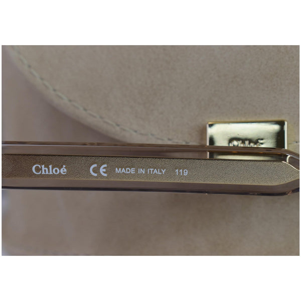 CHLOE 52 MM Round Sunglasses Champagne/Pink CE753S 688 - Final Sale