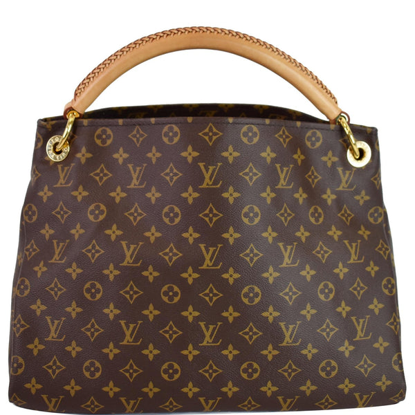 LOUIS VUITTON Artsy MM Monogram Canvas Shoulder Bag Brown