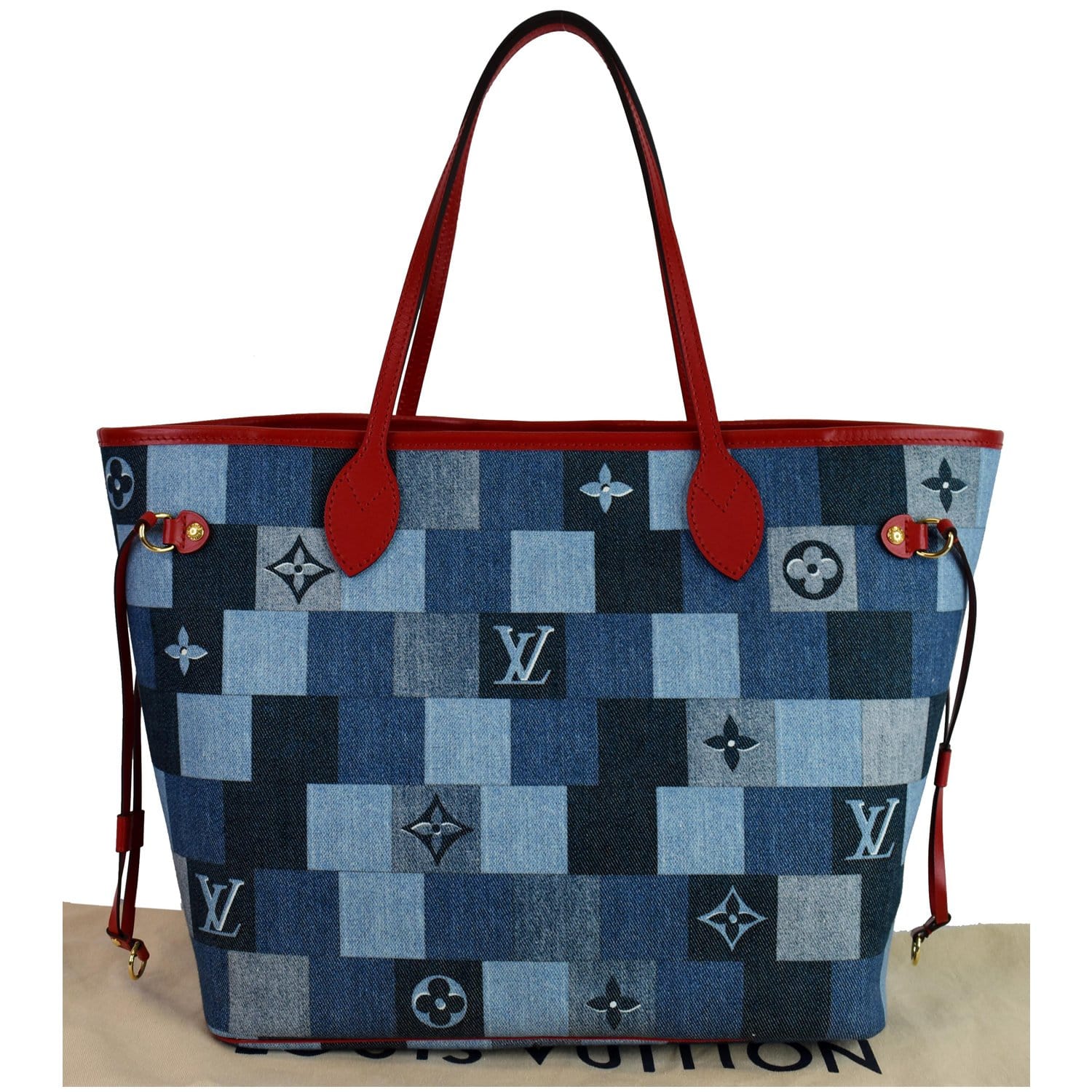 Denim Handbag Neverfull monogram MM limited edition – LV PL