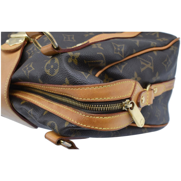 LOUIS VUITTON Stresa PM Monogram Canvas Shoulder Bag Brown