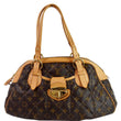 LOUIS VUITTON Etoile Bowling Monogram Canvas Satchel Bag Brown