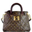 LOUIS VUITTON Etoile MM Exotique Monogram Canvas Shoulder Bag Brown