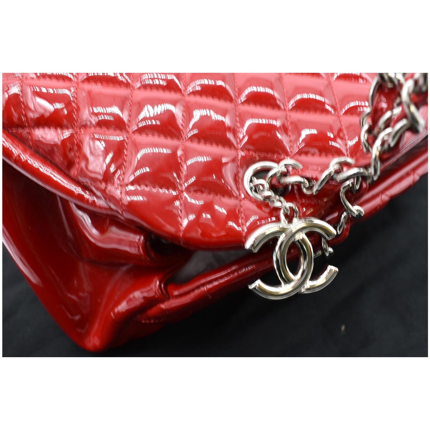 Chanel Medium Trendy Bowling Bag - Red Handle Bags, Handbags - CHA794448