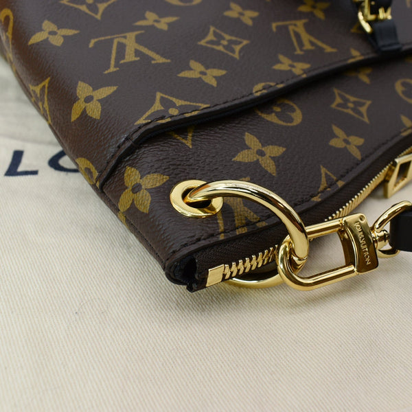 LOUIS VUITTON Odeon NM MM Monogram Shoulder Bag Black/Brown