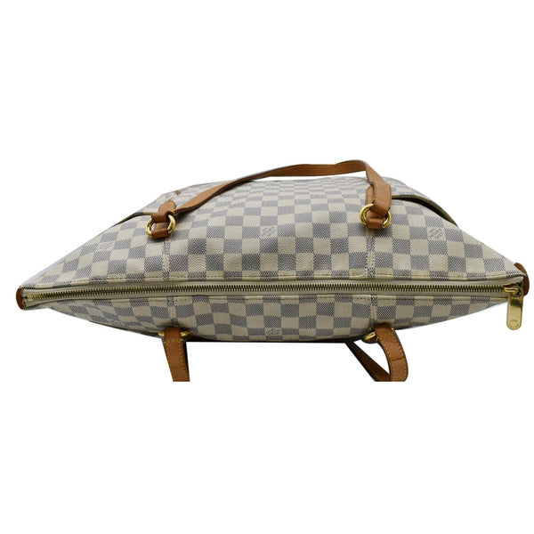 LOUIS VUITTON Totally GM Damier Azur Shoulder Bag White