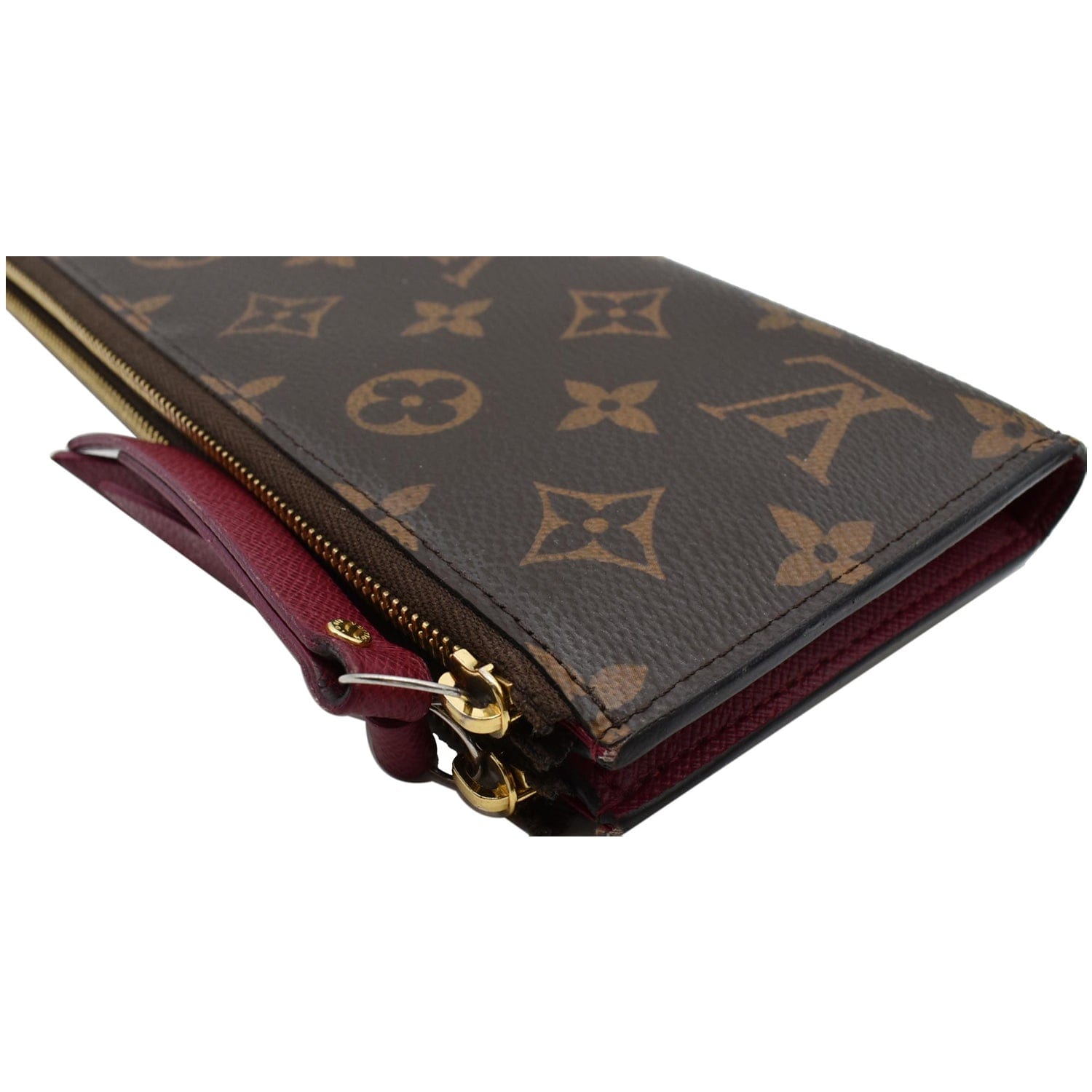 Louis Vuitton 2016 LV Monogram Adele Compact Wallet - Brown