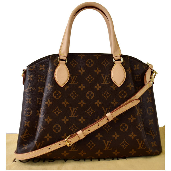 LOUIS VUITTON Rivoli MM Monogram Canvas 2WAY Shoulder Bag Brown