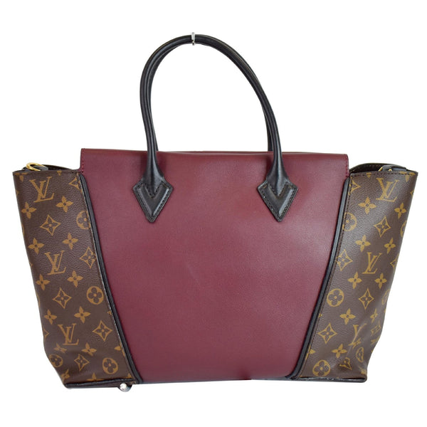 Louis Vuitton W PM Monogram Canvas Tote Bag Burgundy - W shape bag