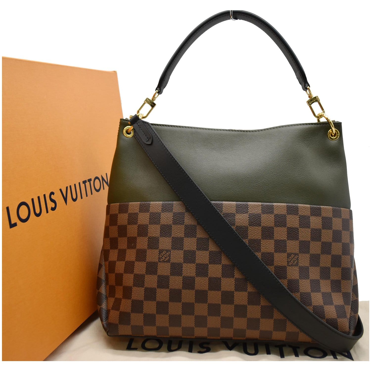 Louis Vuitton Maida Hobo Turtledove in Cowhide Leather with Gold-tone - US