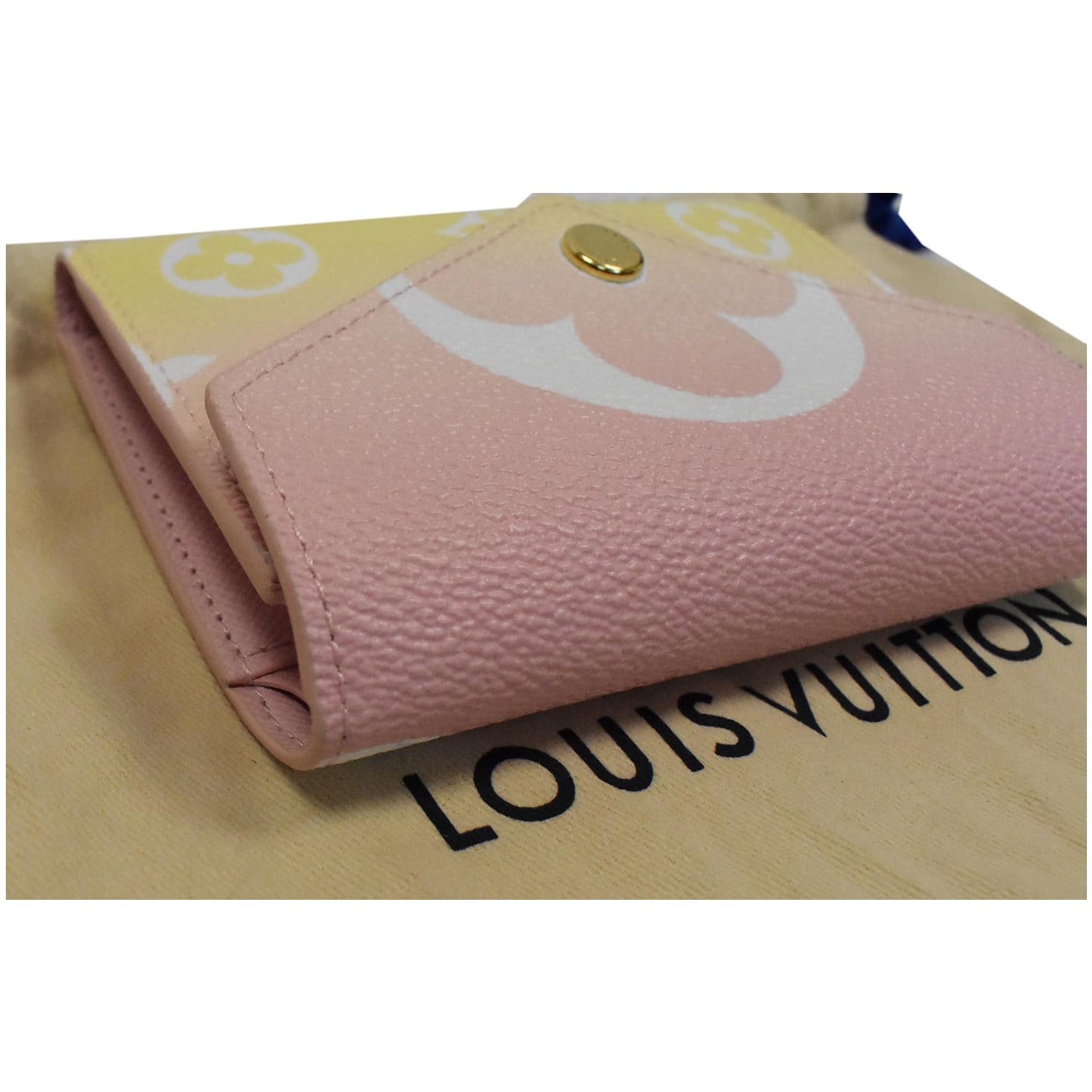 ❤️NEW LOUIS VUITTON Victorine Wallet Coin Trifold Monogram Pink HOT GIFT  RARE!🔥