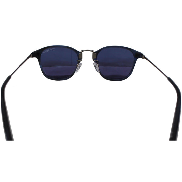 TOM FORD FT0793-D 91V 47 Matte Blue Sunglasses Violet Lens