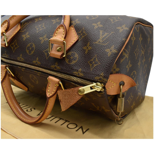 Louis Vuitton Speedy 30 Monogram Canvas Satchel Bag - DDH.