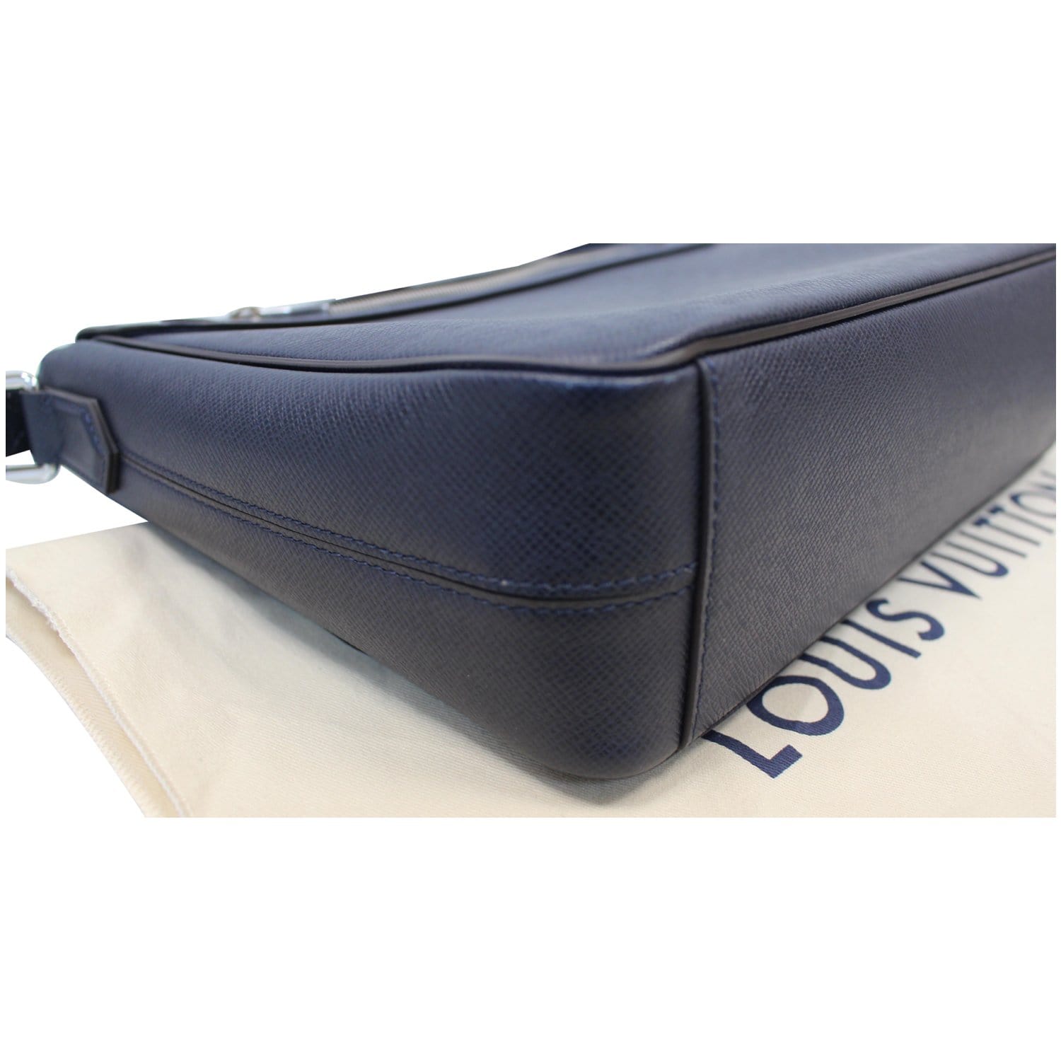Roman leather travel bag Louis Vuitton Navy in Leather - 18850997