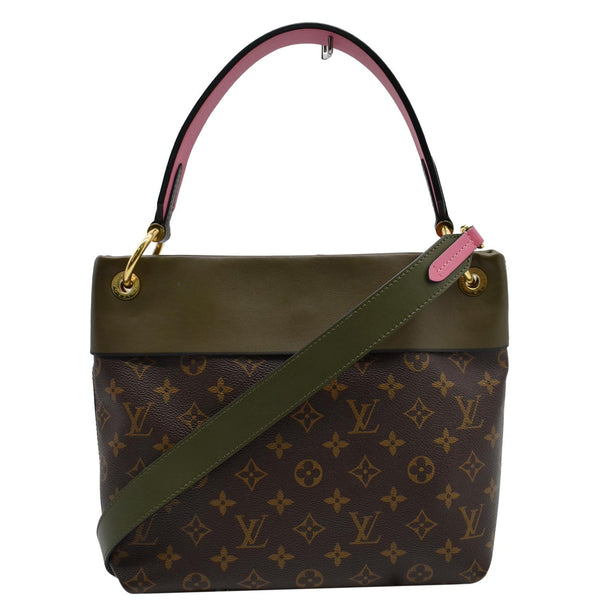 LOUIS VUITTON Tuileries Besace Monogram Canvas Shoulder Bag Olive