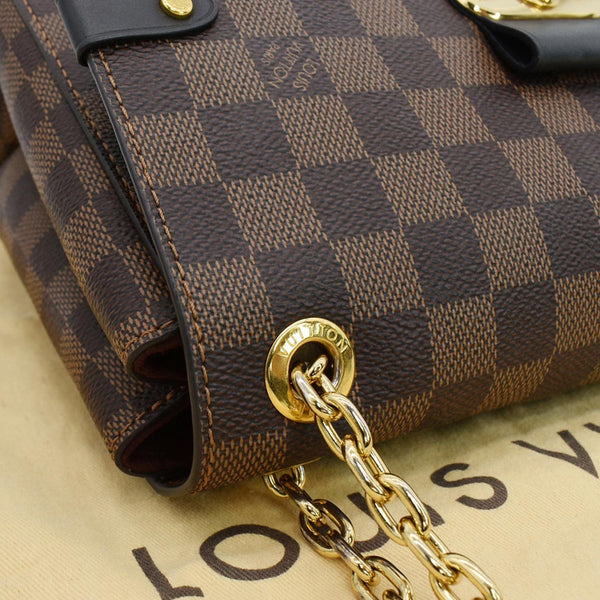 LOUIS VUITTON Vavin PM Damier Ebene Shoulder Bag Brown