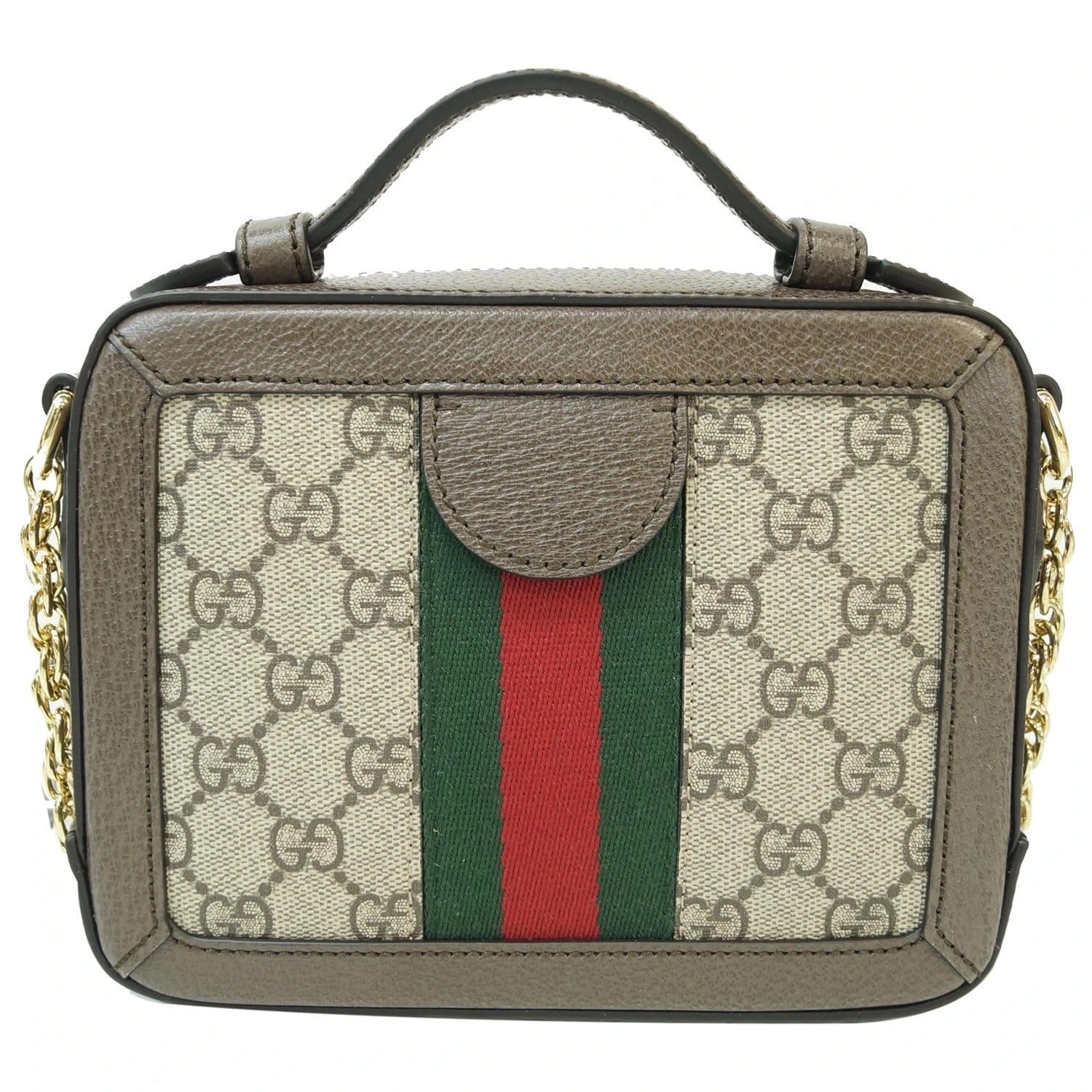Gucci Ophidia GG Shoulder Bag Beige/Ebony