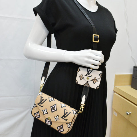 Louis Vuitton Felicie Strap & Go Pochette Crossbody Bag