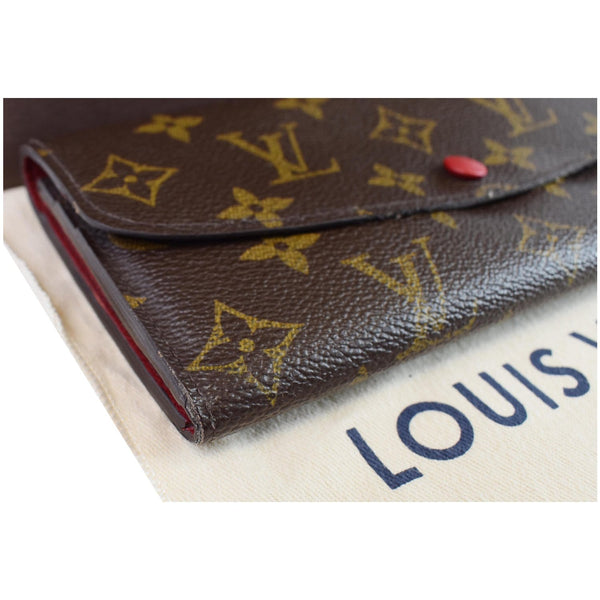 Louis Vuitton Emilie Monogram Canvas Wallet Brown skin