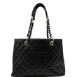 CHANEL Grand Shopping GST Caviar Leather Tote Bag Black