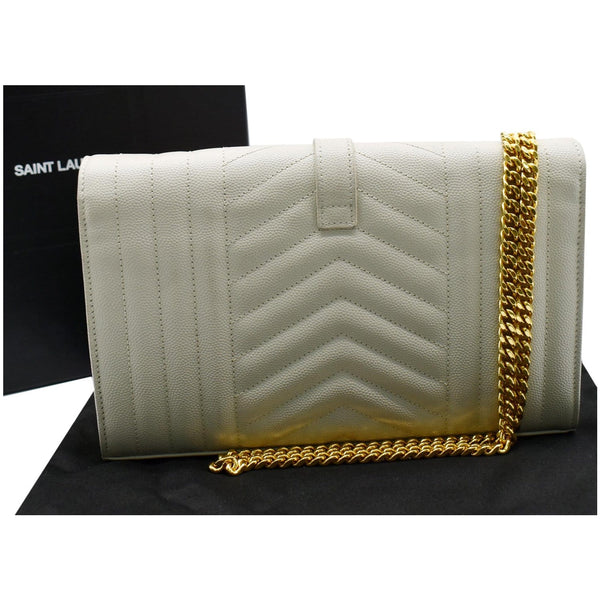 Yves Saint Laurent Envelope Small Shoulder Bag - gold chain