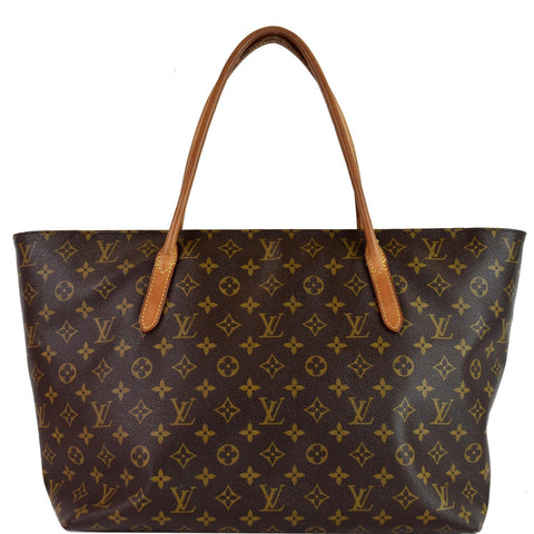 LOUIS VUITTON Raspail MM Monogram Canvas Shoulder Bag Brown