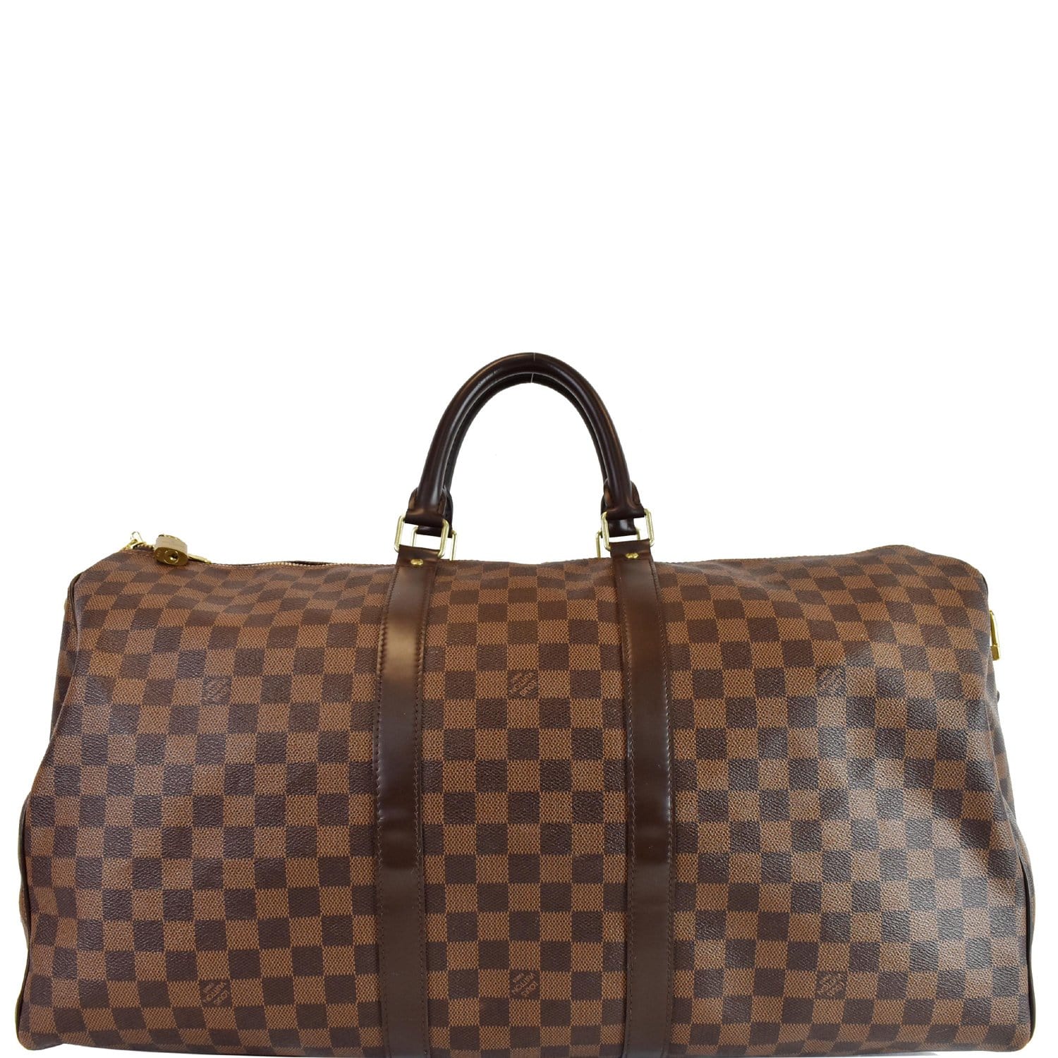 Louis Vuitton Damier Ebene Keepall Bandoulière 55 - Brown Luggage