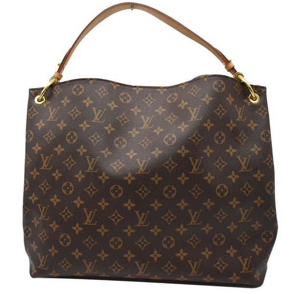 LOUIS VUITTON  Graceful MM Monogram Canvas Shoulder Bag Brown
