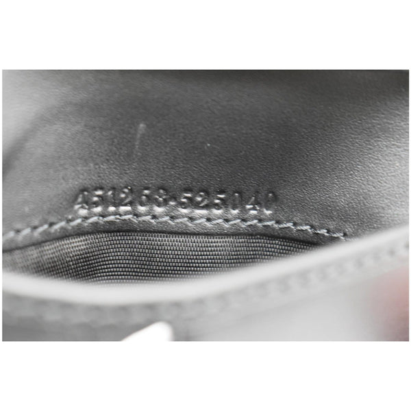 GUCCI Supreme Monogram Kingsnake Print Bifold Wallet Black 451268