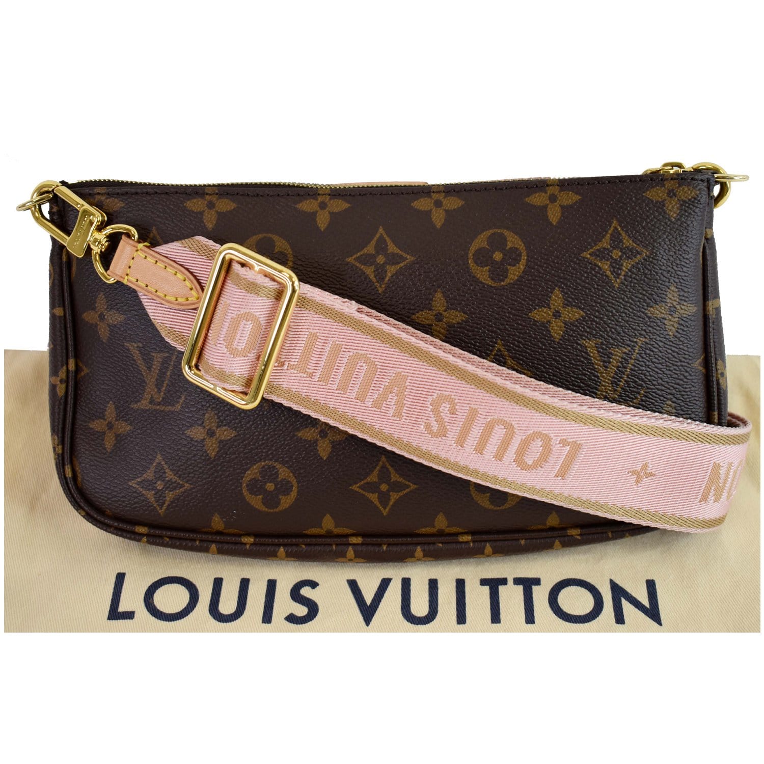 Louis Vuitton Multi-Pochette Accessoires Strap - Pink Bag