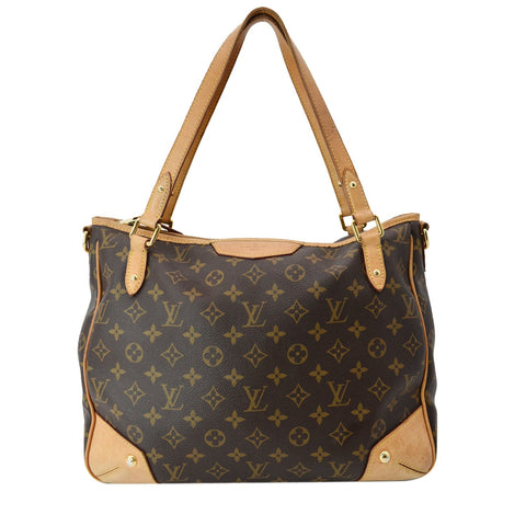 LOUIS VUITTON Estrela MM Monogram Canvas Shoulder Bag Brown