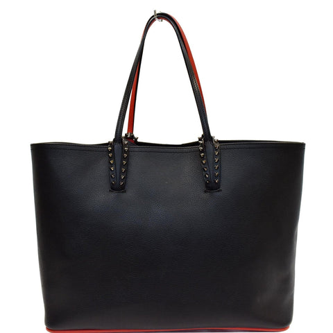 CHRISTIAN LOUBOUTIN Cabata Studded Leather Tote Bag Black