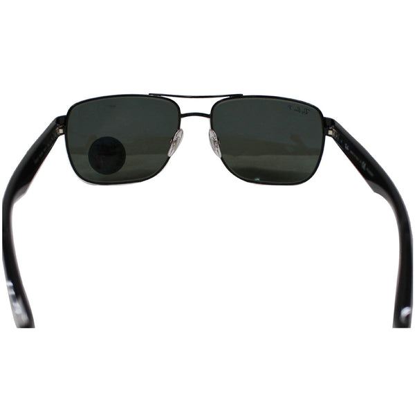 RAY-BAN RB3530 002/9A 58 Sunglasses Polished Black / Green Polarized Lens