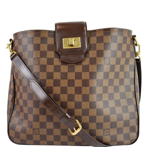 LOUIS VUITTON Cabas Rosebery Damier Ebene Shoulder Bag Brown