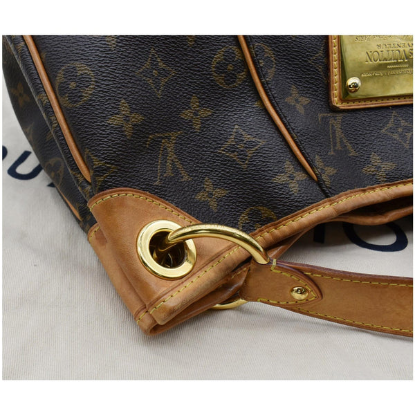 LOUIS VUITTON Galliera PM Monogram Canvas Shoulder Tote Bag Brown