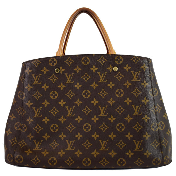 Louis Vuitton Montaigne GM Monogram Canvas Bag close view