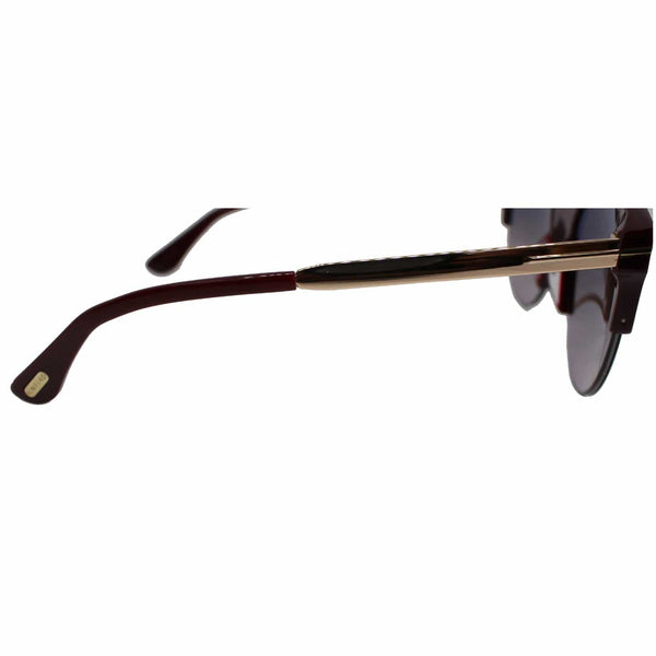 Tom Ford FT0517 69T Adrenne Sunglasses d-frame Bordeaux Gradient Lens