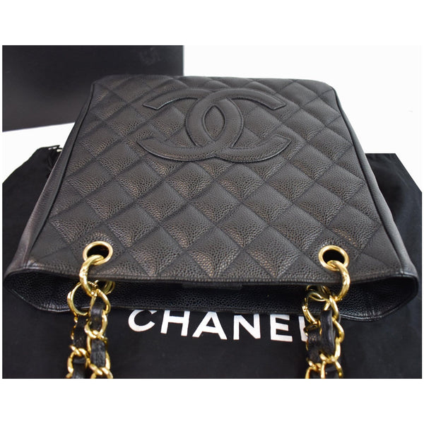 CHANEL Petit Shopping Tote PST Tote Bag Black