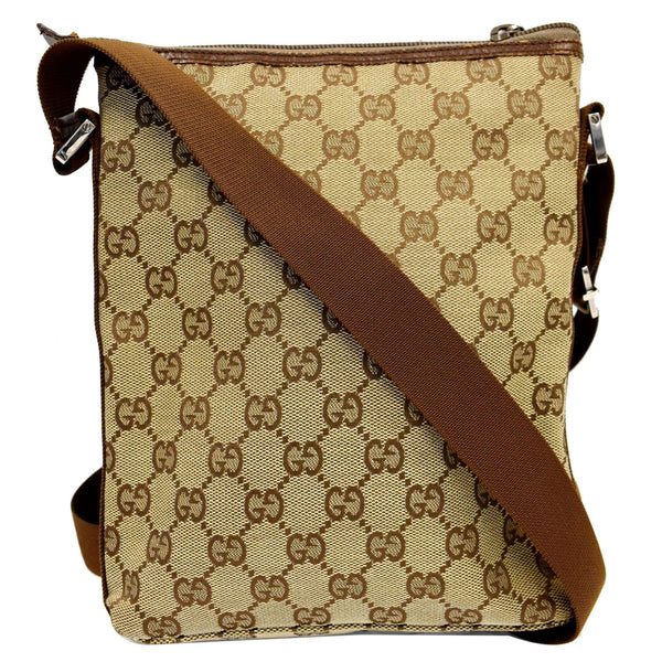 Gucci Monogram Canvas Small Messenger Strap Handbag