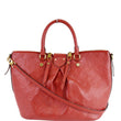 Louis Vuitton Mazarine MM Monogram Empreinte Bag Red
