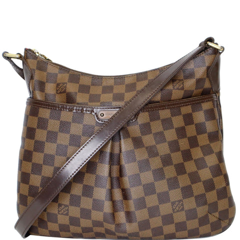 LOUIS VUITTON Bloomsbury PM Damier Ebene Crossbody Bag Brown