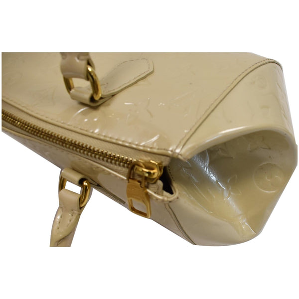 Louis Vuitton Sherwood PM Blanc Corail Monogram Vernis Shoulder Bag Bronze