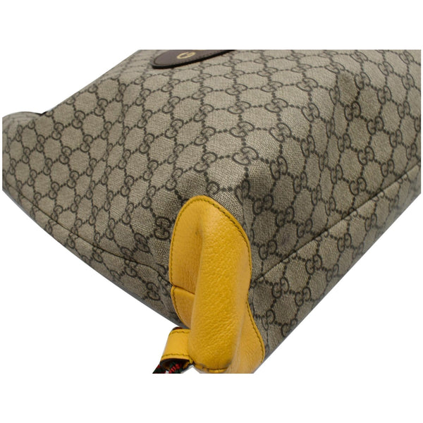 Gucci Neo Vintage Drawstring GG Backpack bag - yellow corner