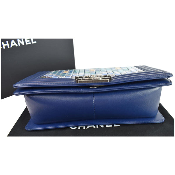 Chanel Mosaic Large Boy Quilted Lambskin Shoulder Bag for women