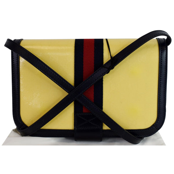 Gucci Imprime Web Ophidia Messenger Bag 547799 Yellow - fornt view