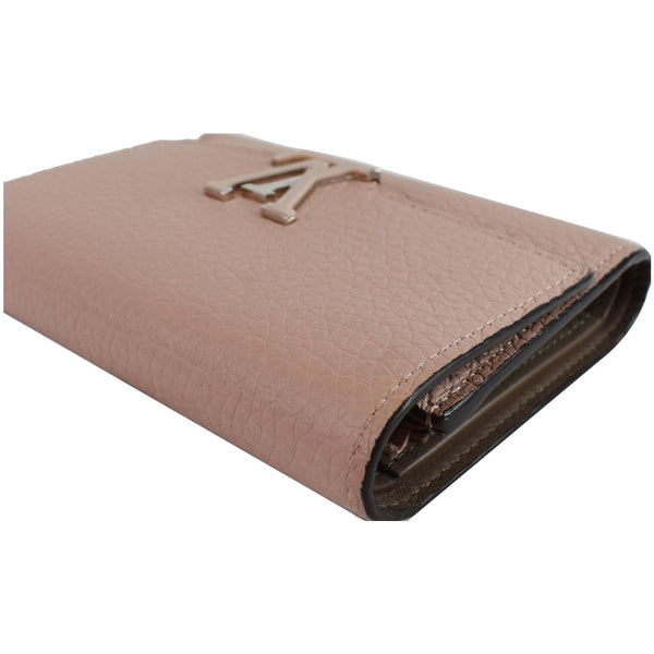 LOUIS VUITTON Capucines Taurillon Compact Leather Wallet Magnolia - Last Call