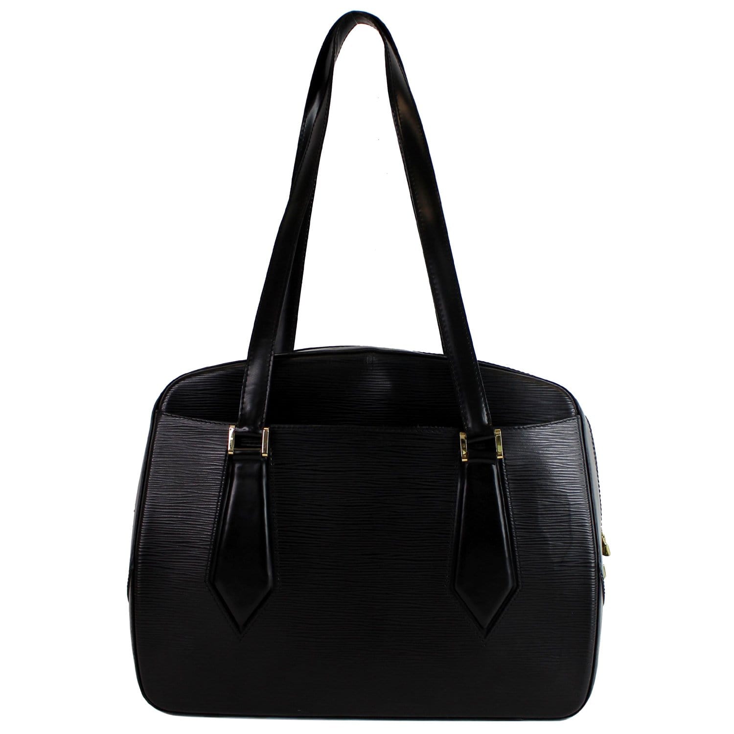 Tilsitt Black Epi Leather Shoulder Bag (Authentic Pre-loved) – The