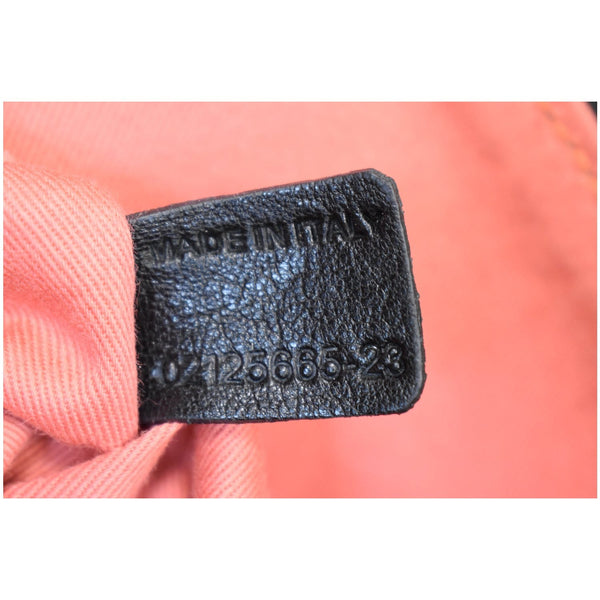 CHLOE Angie Large Leather Tote Shoulder Bag Black