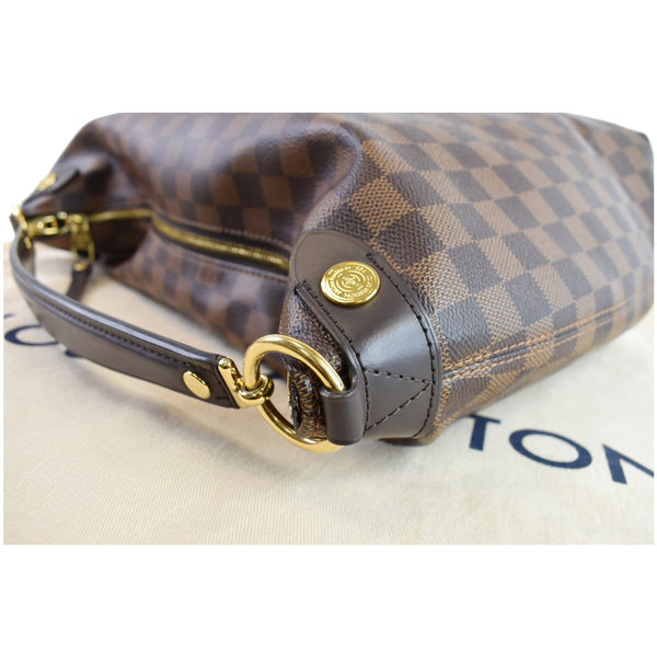 LOUIS VUITTON Duomo Hobo Damier Ebene Hobo Bag Brown