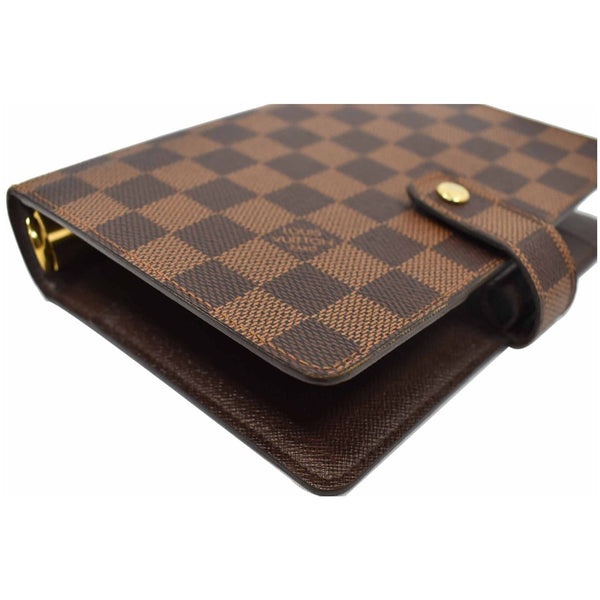LOUIS VUITTON Agenda MM Damier Ebene Planner Cover Brown